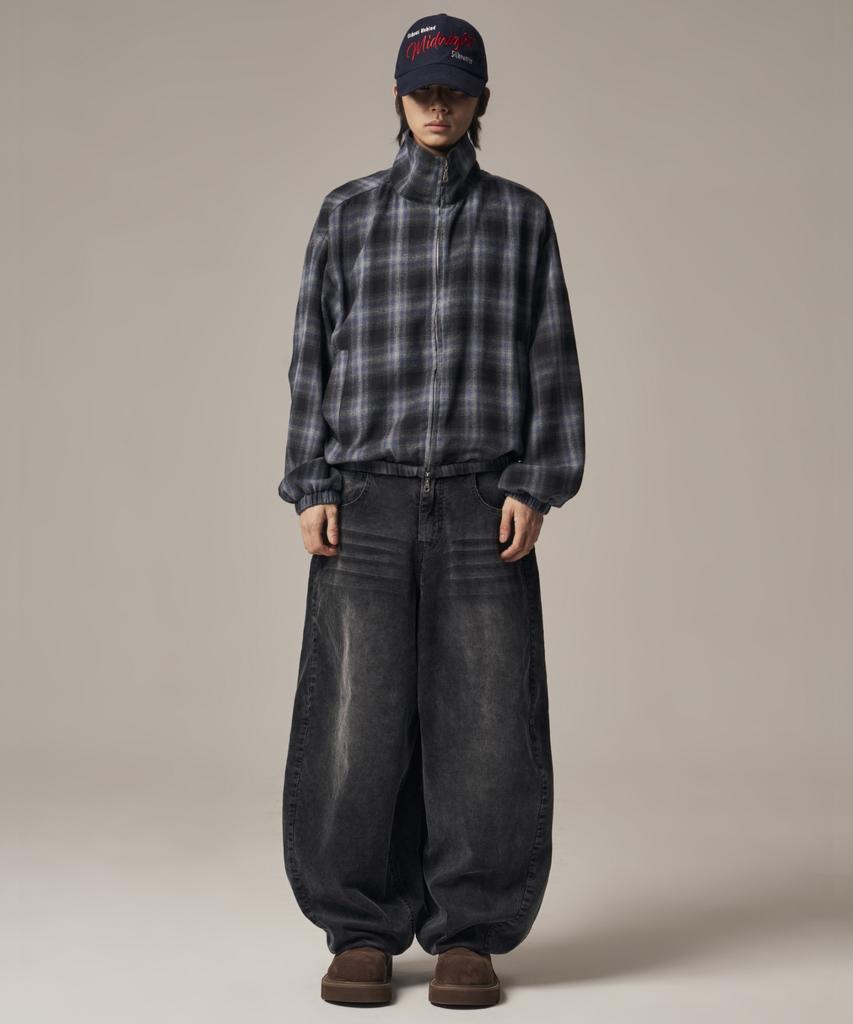 IDWS Viego Corduroy Balloon Pants Black