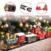 Lighted Electric Train Set, Christmas Train Around The Christmas Tree, With Adjustable Sounds And Music, Great Christmas Birthday Gift For Children