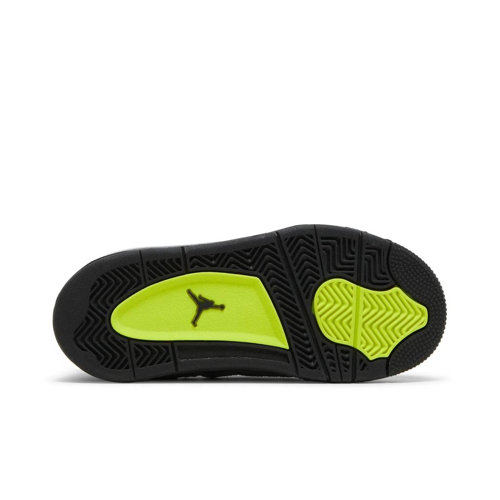 Air Jordan 4 Retro SE PreSchool 'Neon 95' (Unisex) Cool Grey / Volt / Wolf Grey / Anthracite Kids' Basketball Shoes CT5344 007