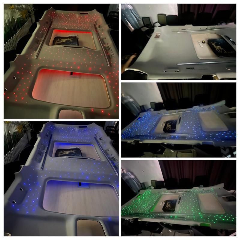 16W Car-Mounted Starry Sky Fiber Optic Light with Flashing Light Source