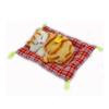 Sound-Making Napping Cat Pad: Cute Cloth Toy & Ornament