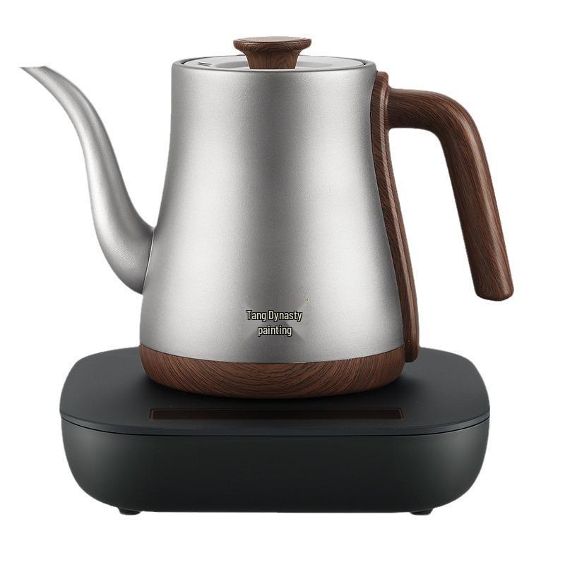 Tang Dynasty Style Titanium Electric Teapot: Adjustable Temperature, Auto-Fill, Heat-Preserving Kettle for Brewing and Boiling.