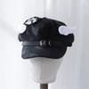 Trendy Wing Embellished Beret Hat Unique Wing Beret Hat Large Border Hat for Casual Outings or Art Exhibitions