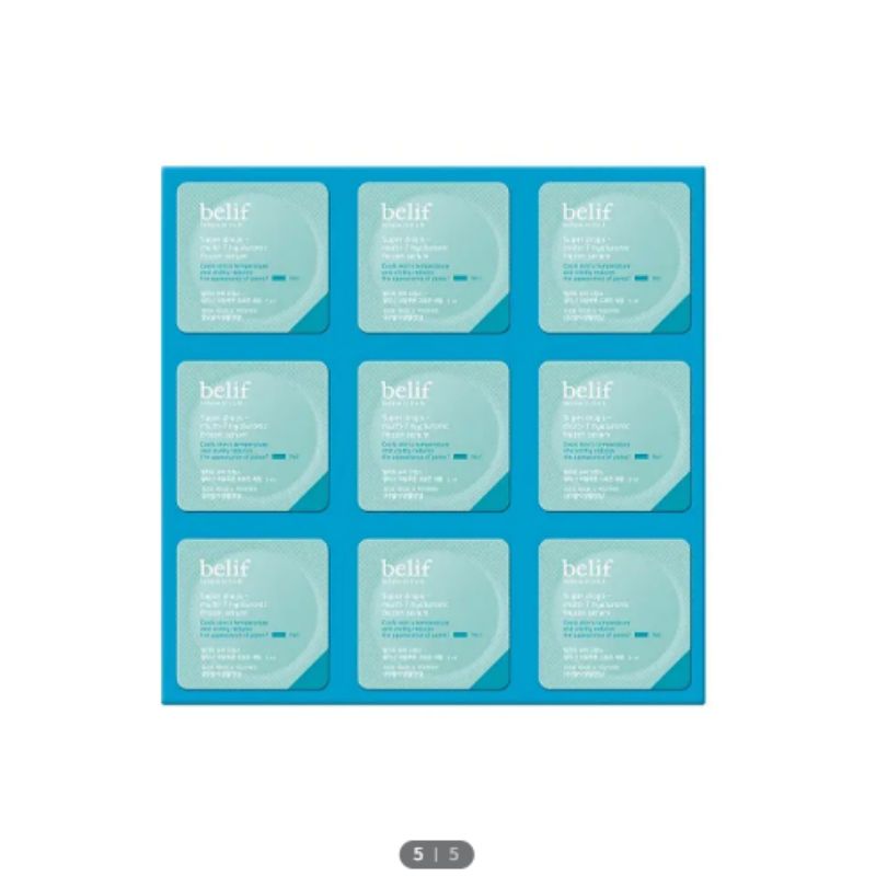 

belif Super Drops Multi-7 Hyaluron Frozen Serum 5ml x 9