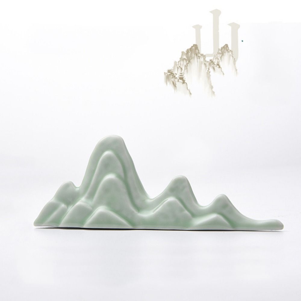 Durable Ceramic Pen Holder Chinese Writing Brush Rack Calligraphy Brush Holder  Stationery Supplies
