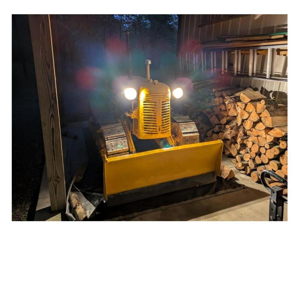 APSMOTIV Traktor Scheinwerferbaugruppe Paar – 12V Glühbirnen Passend für Ford ,Massey Ferguson,Case/IH ,David Brown, Oliver OC3 Dozer Gelbes Gehäuse