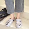 Hole shoes women's non-slip year new lazy beach bag head semi-cool slippers women's summer wear