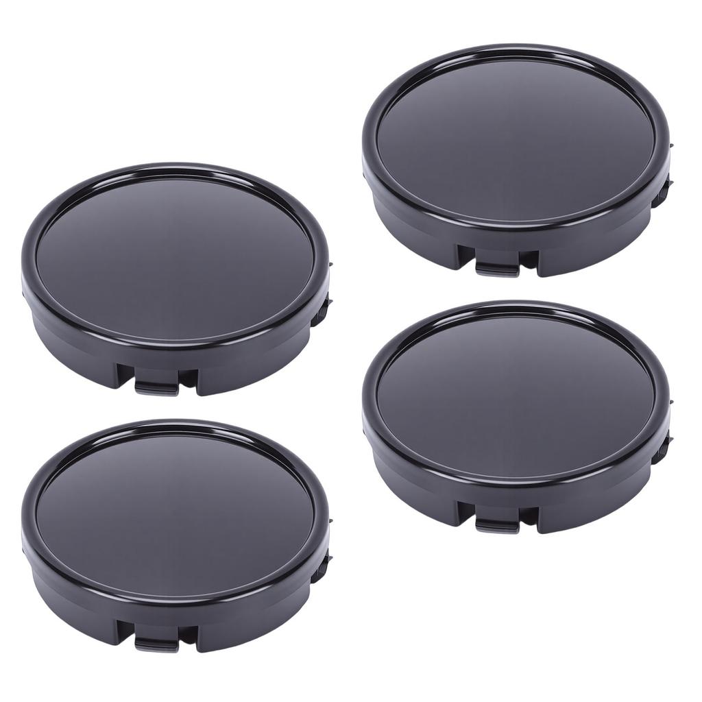 4pcs Wheel Center Caps 64mm Outer Diameter Scratch Proof ABS Replacement for Volvo XC60 2008 2026 Black
