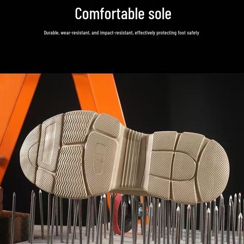 Bofuniao Lightweight Comfortable Safety Work Shoes 46