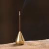 1 Pure Copper Incense Holder Used for Incense Sticks Coil Bottles Gourd-shaped Copper Incense Holder