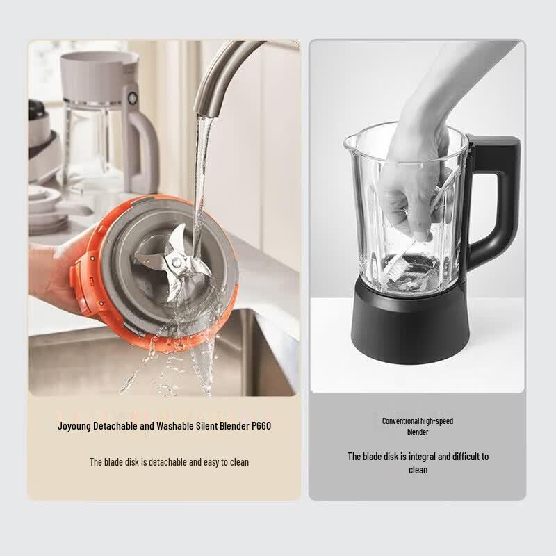 Joyoung P660 Silent Blender & Soy Milk Maker with Sterilization CN plug (adapter included)