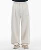 SIGNATURE [Summer Fabric Added] Double-Tuck Wide Slacks [Ivory]