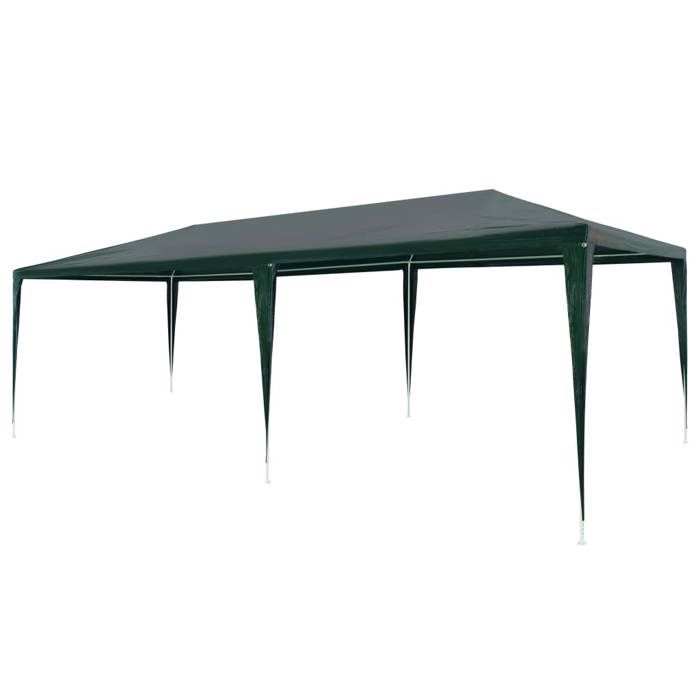 VidaXL Reception Tent 3x6 M PE Green Garden Terrace Patio Gazebo Pavilion 45093