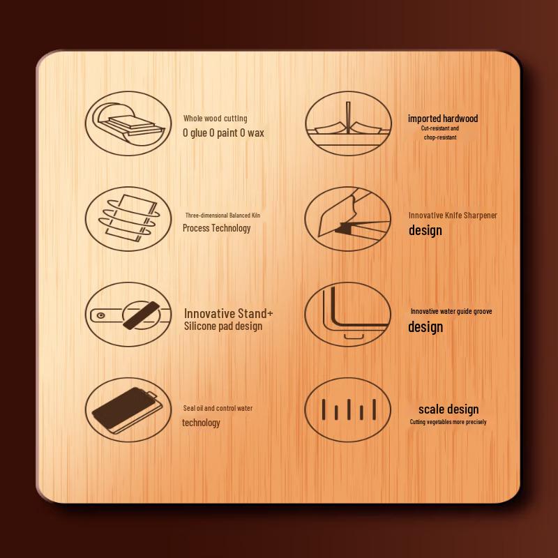 Supor Thickened Pearwood Solid Wood Chopping Board