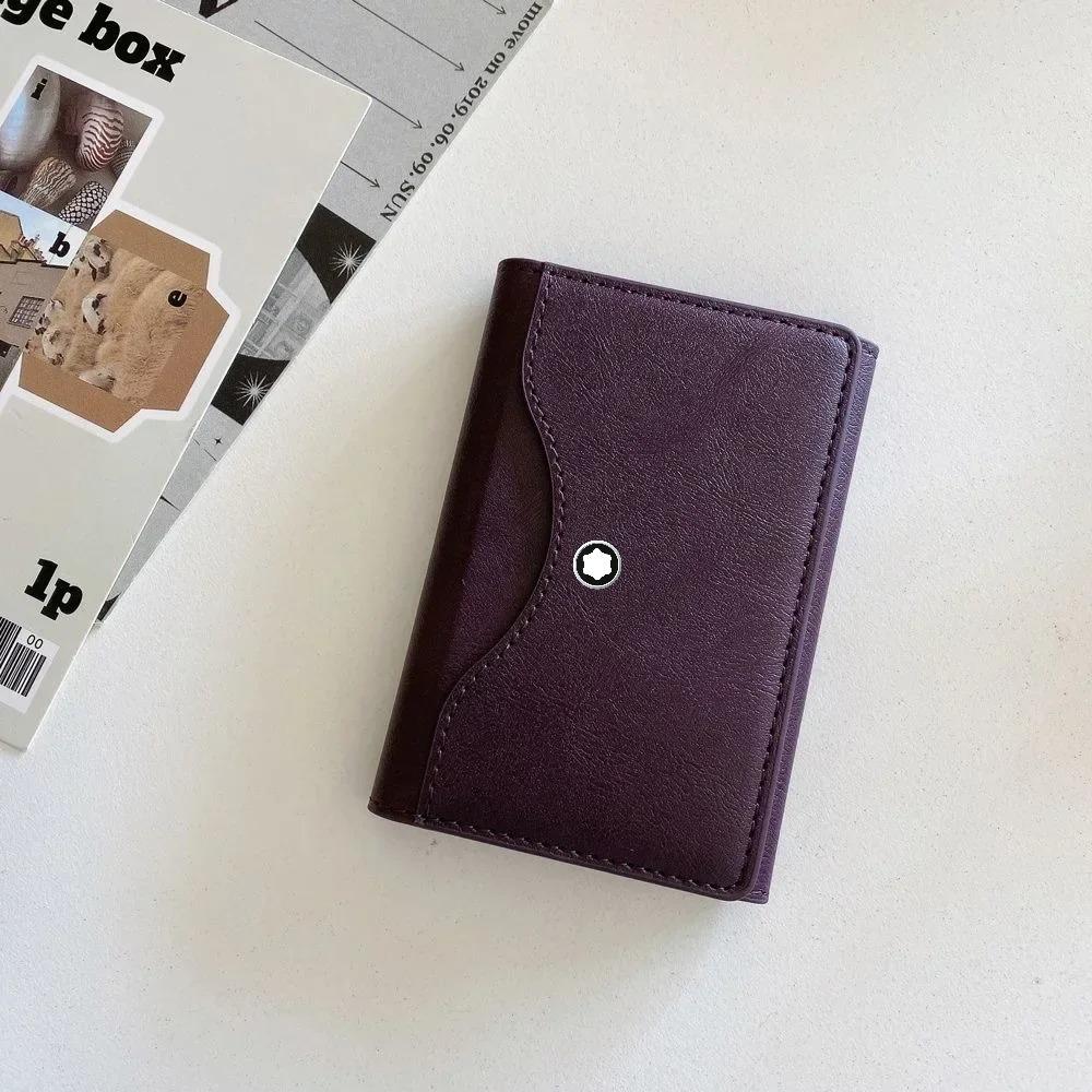 Higth End Businsee Sle Magnetic Folding Wallet Card Holder Leather Case for Magsafe IPhone 17 16 Samsung Huawei Stand Cover Bla