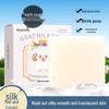 Savon artisanal pour le visage et le bain - Parfum lait - Huiles essentielles pour le contrôle du sébum et l'hydratation - Pour un nettoyage doux et une peau douce.