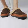 Warm Cotton Slippers for Men Shoes Winter Slipper Bathroom Home Soft Slippers Plush Non-slip Indoor Slippers Large Size 4950