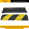 Rubber Floor Cable Protector: Anti-Crushing Wire Bridge for Road Crossings