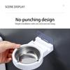 1PC  Portable Ashtray Wall Stainless Steel Pocket Smoke Holders Storage Cup for Toilet Home Office Cigarette Case for Smoker