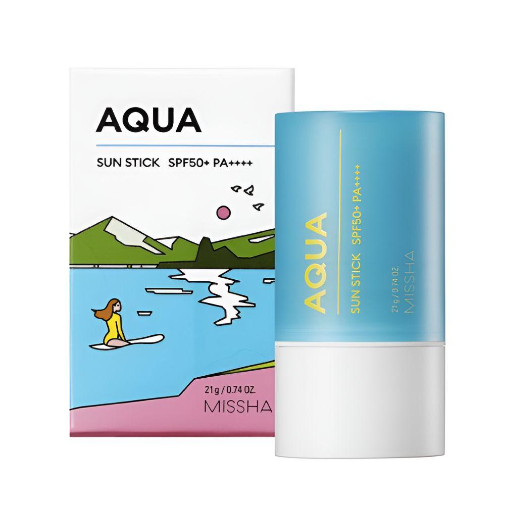 Missha All Around Safe Block Aqua Sun Stick Waterproof SPF50+ PA++++ Portable Sunscreen 21g