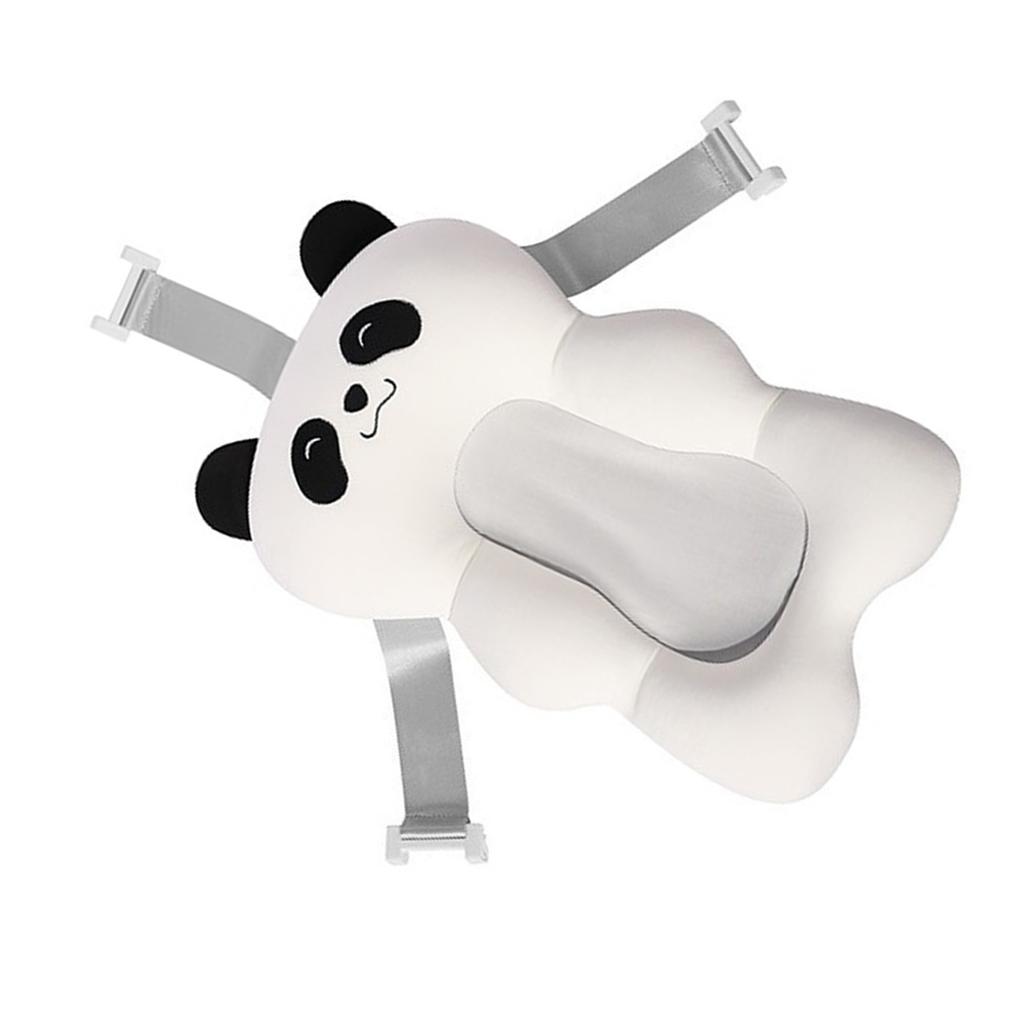 Baby Bath Suspension Pad Newborn Infant Safe Non Slip Cushion Universal Wash Supplies White Panda