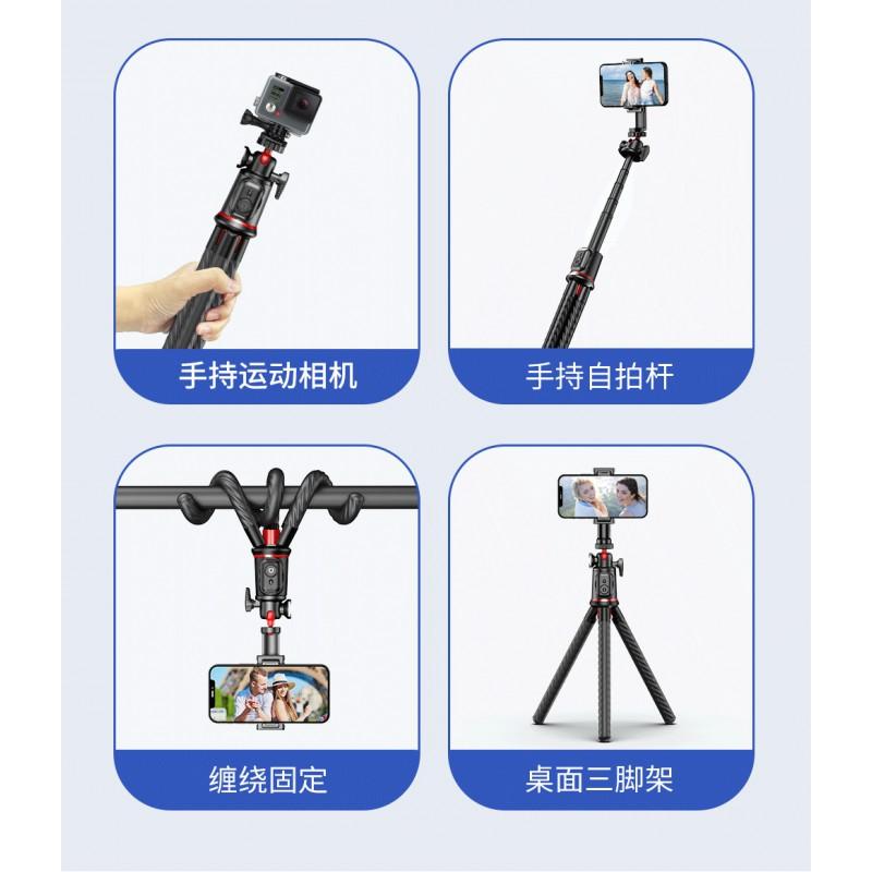 Universal Extendable Octopus Tripod Mount GoPro Bike Motorcycle Electric Scooter Smartphone Selfie Stick Desk Use