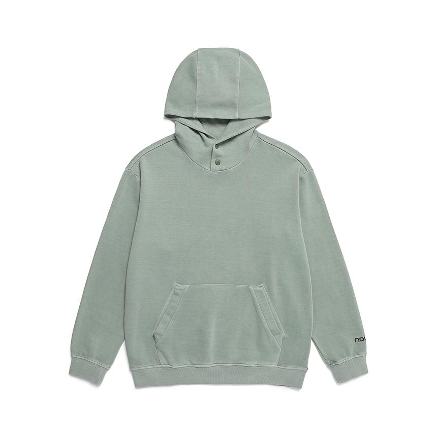 Nau Garment-Dyed Pigment Hoodie Light Green Note/0Xl