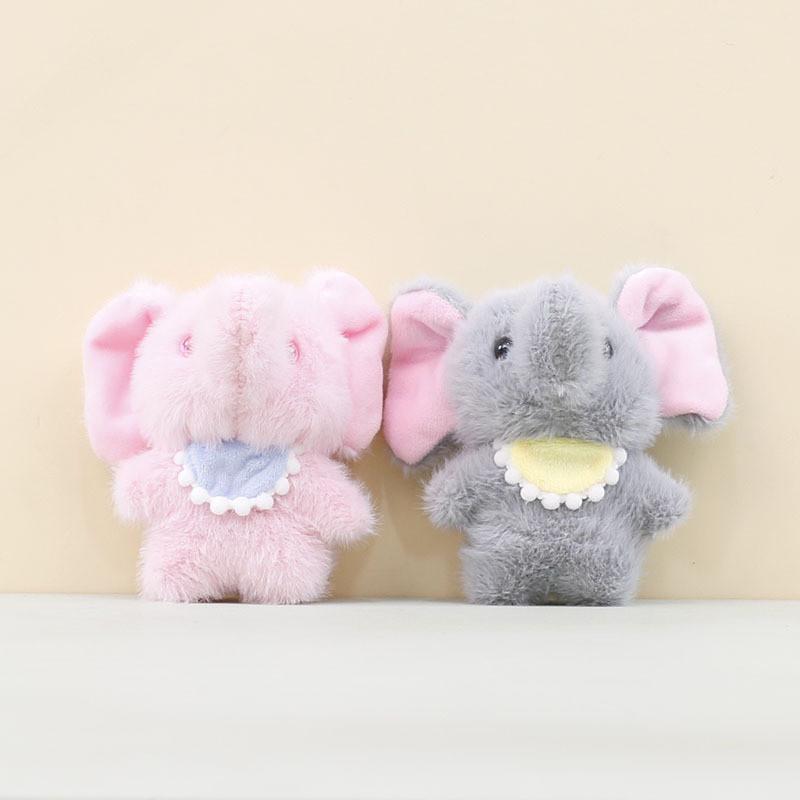 Plush Pendant Elephant Animal Bag Pendant Keychain Children Stuffed Gift Doll