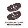 Leather Car Seat Belt Buckle Cover Anti-Scratch Adjusting Clip For Mercedes Benz CLK GLC W212 C200 C300 W203 W204 W205 W169 W176 DQRST1