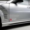 2PCS Car Vinyl Reflective Sticker Rearview Mirror Body Door Decor Decal For Mitsubishi Ralliart Lancer EX Outlander 3 Pajero ASX