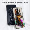 Black tpu Case For Xiaomi Redmi 9T Note 9T Note 10 8 8T 7 5G 4G Pro 10S Doberman