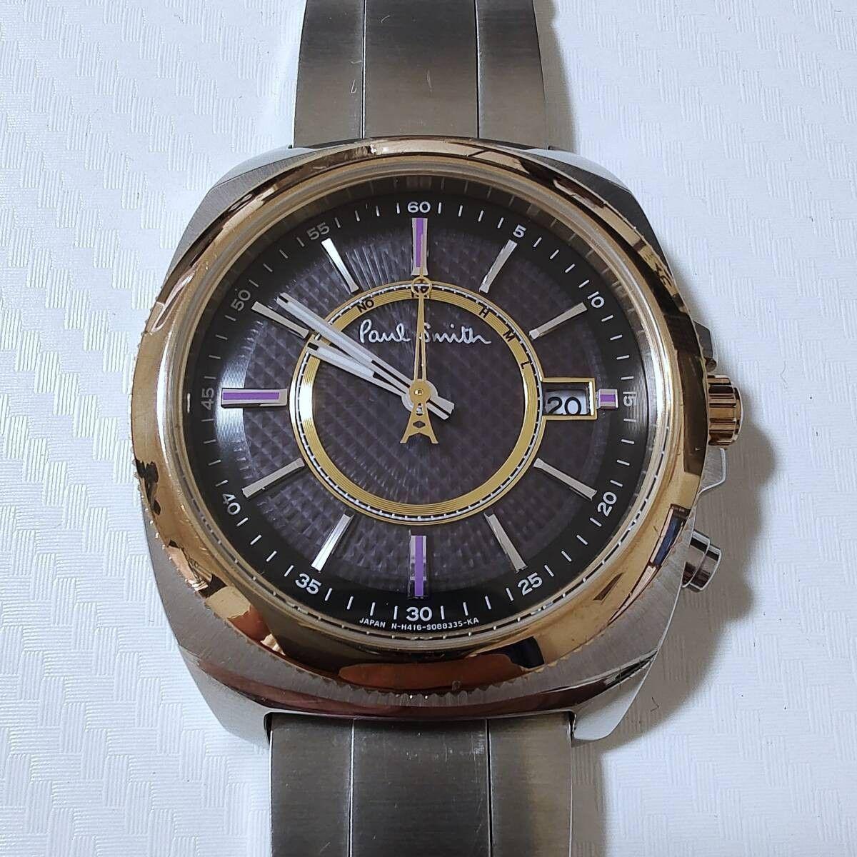 Used Paul Smith Radio Solar Watch for Men [H416-S058139]