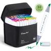 ChenRui Dual-Tip Watercolor Marker Pen Set for Students and Children