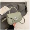 High-end hand carry fashionable small square bag, new simple and versatile shoulder bag, niche design messenger bag