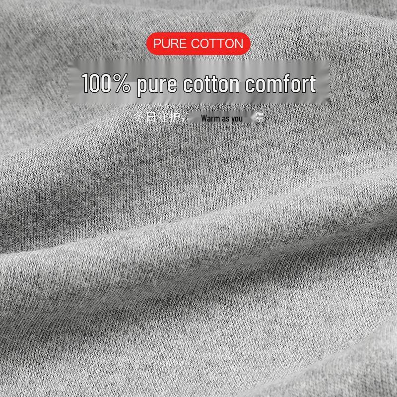 Langsha Men's Pure Cotton Thermal Underwear Pants