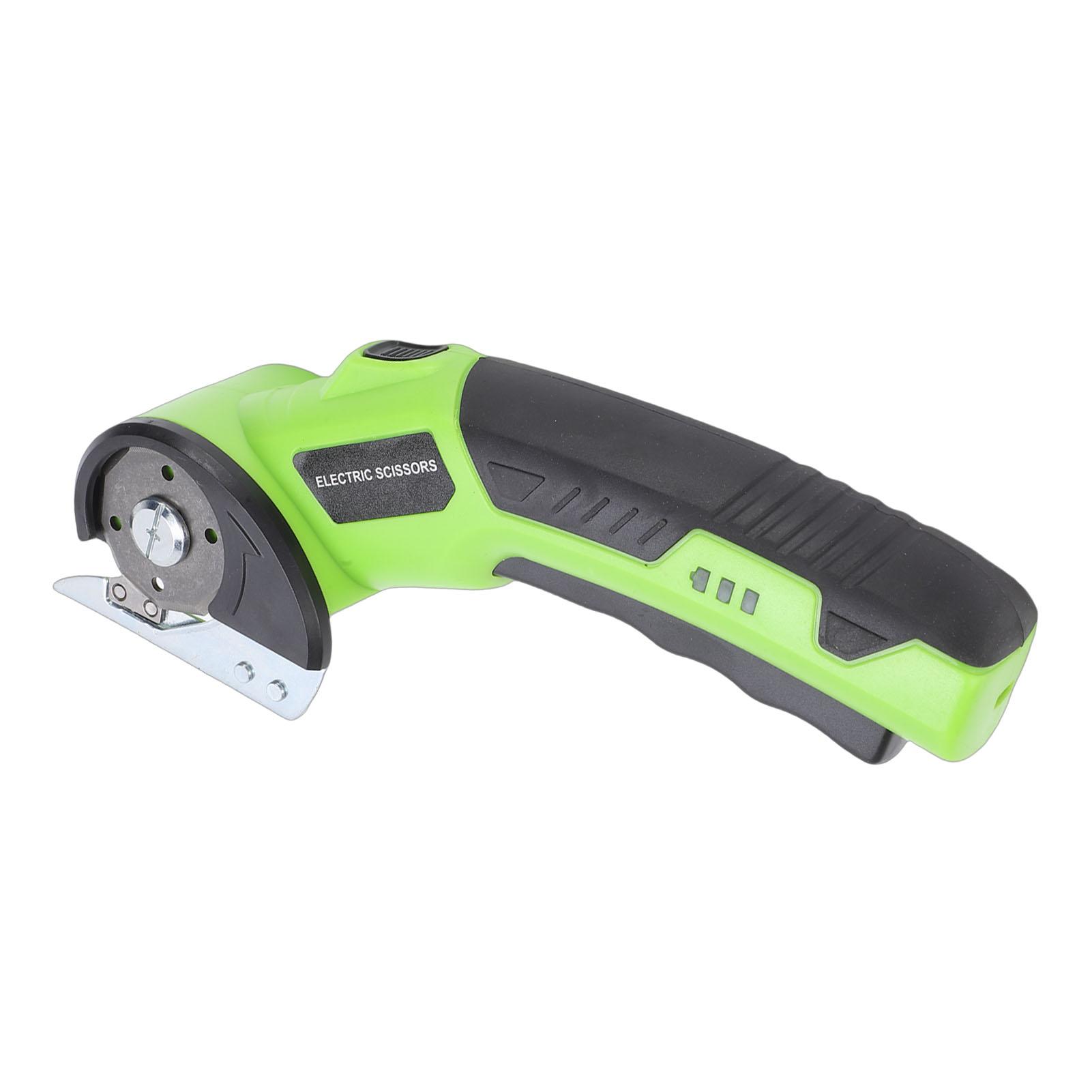 

Cordless Electric Scissors Rechargble Electric Cardboard Cutter with LED Light for Carpet Lther Plastic