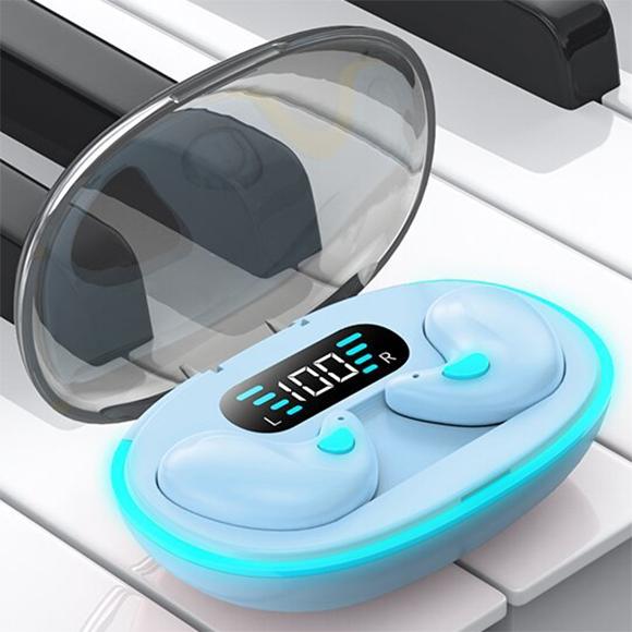 Invisible Sleep Wireless Earphones Mini Bluetooth 5.3 Headsets Hidden Earbuds with Charging Case  Noise Reduction HiFi Stereo Headphones