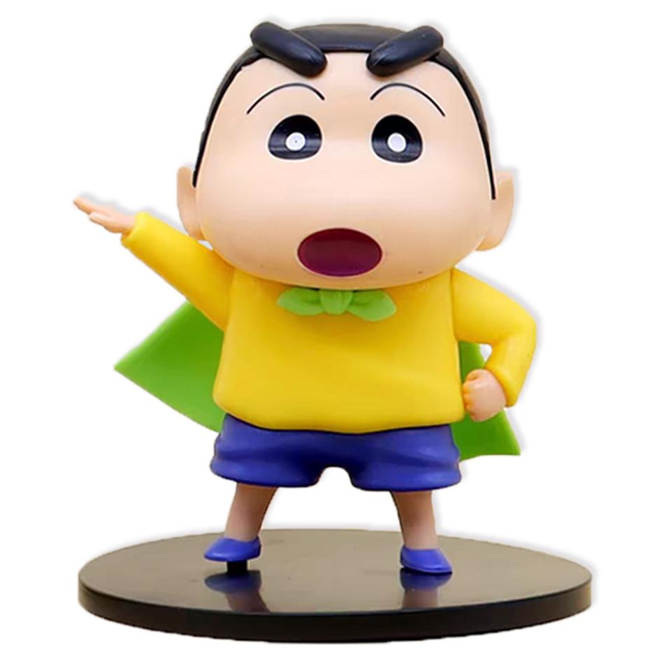 8 Stück Crayon Shin-chan Lustige Kasukabe Verteidigungskraft Figurenmodell Nohara Shinnosuke Himawari Cartoon Schreibtischdekorationen Spielzeug Geschenke