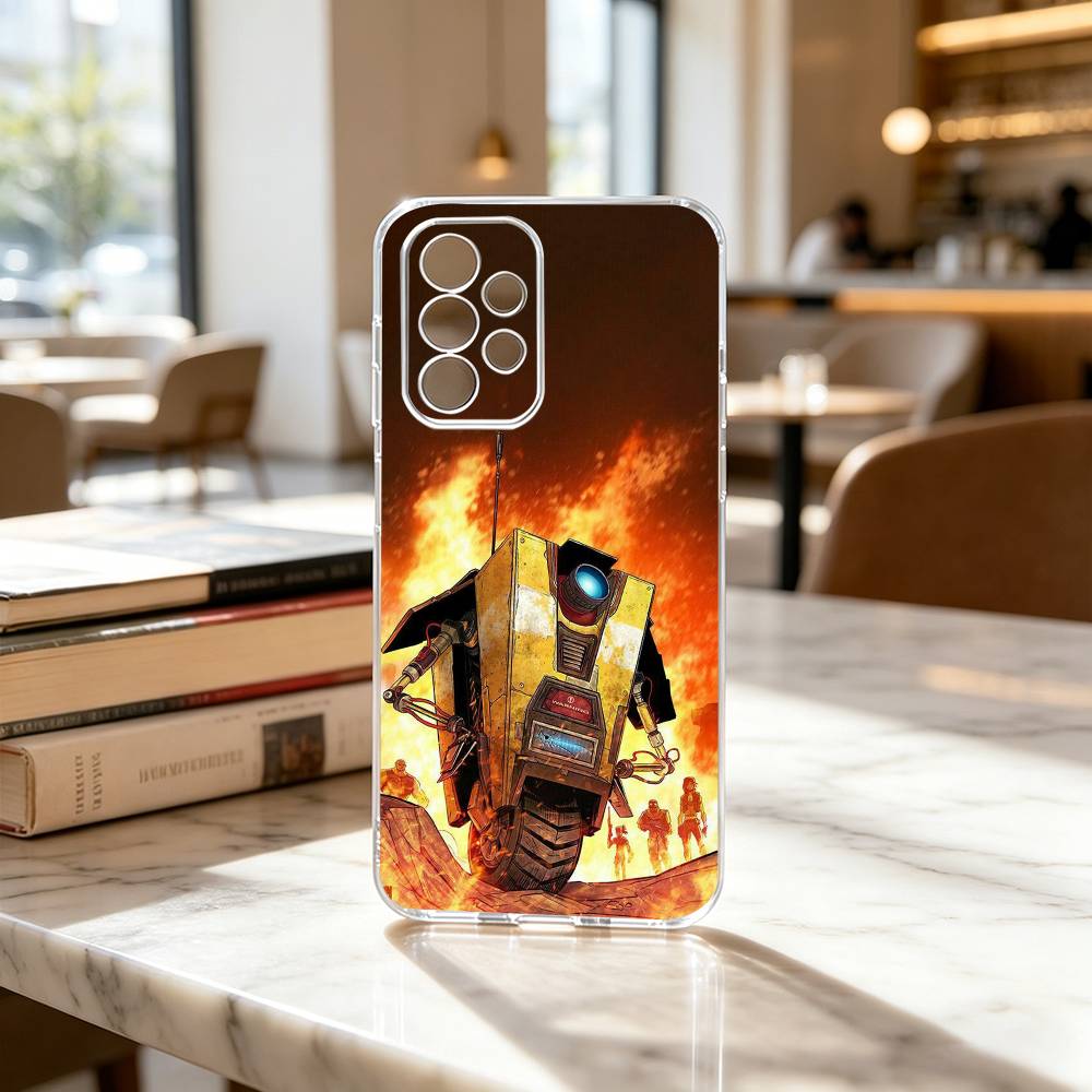Game B-Borderlands P-Psycho Gift Phone Case Transparent Silicone Soft For Samsung S25,S24,S21,S22,S23,S30,Ultra,S20,Plus,Fe