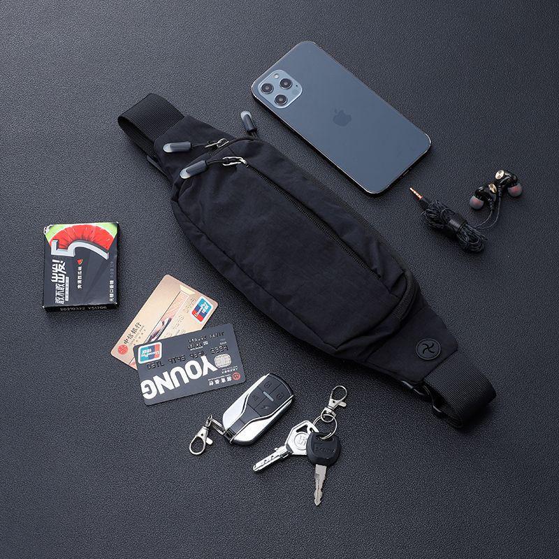 Men's Durable Waterproof Waist Bag - Large Capacity, Versatile, and Wear-Resistant for Work and Sports.