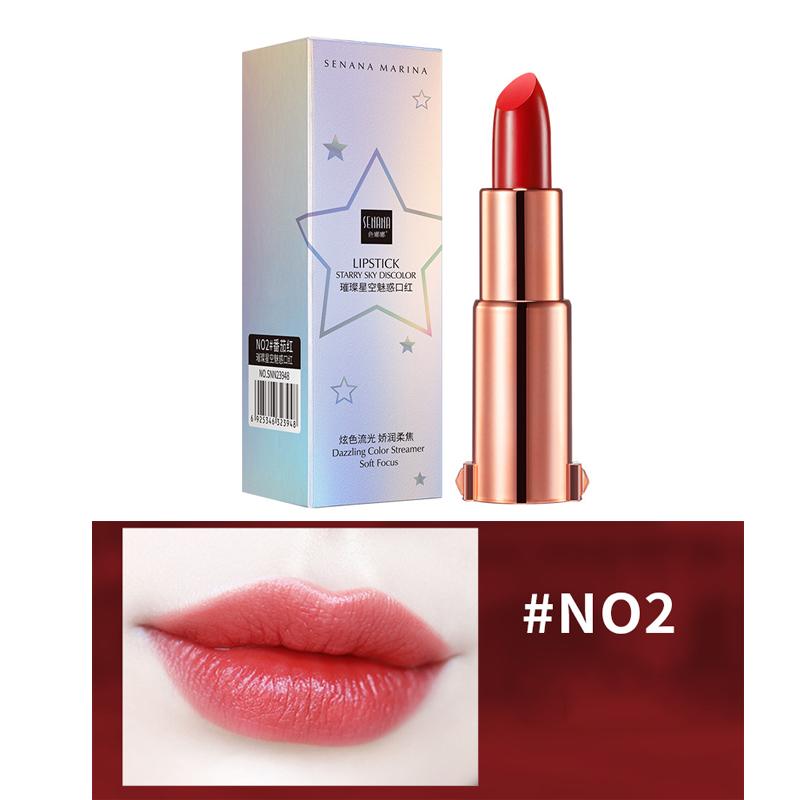 Bright Starry Charm Lipstick Not Easy To Dip In The Cup Not Easy To Fade Care for Lips Lipstick