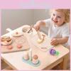 Kitchen Cooking Wooden Pot Toy Set For Kids Hands On Learning And Creativity