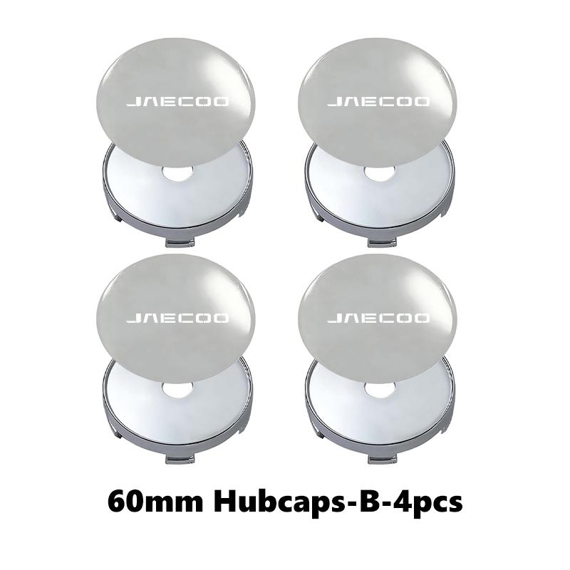 Aluminium Emblem Car Wheel Center Cover Sticker Hub Caps Decal For JAECOO J7 PHEV J8 2WD AWD
