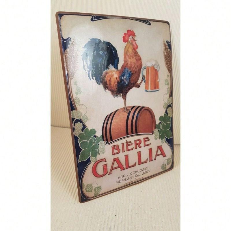 Vintage Metal Painting for Living Room Kitchen Studio Garage Wall Decor