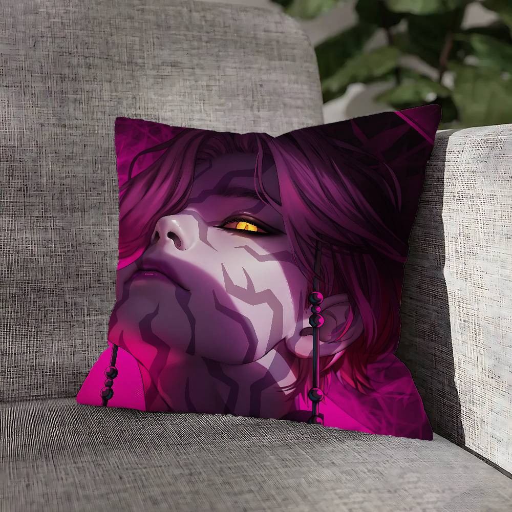 Kpop D-Demon H-Hunters Saja Pillow Case For Sofa Decor Home Car Office Room Printing Cushion Cover Decorations And Protector
