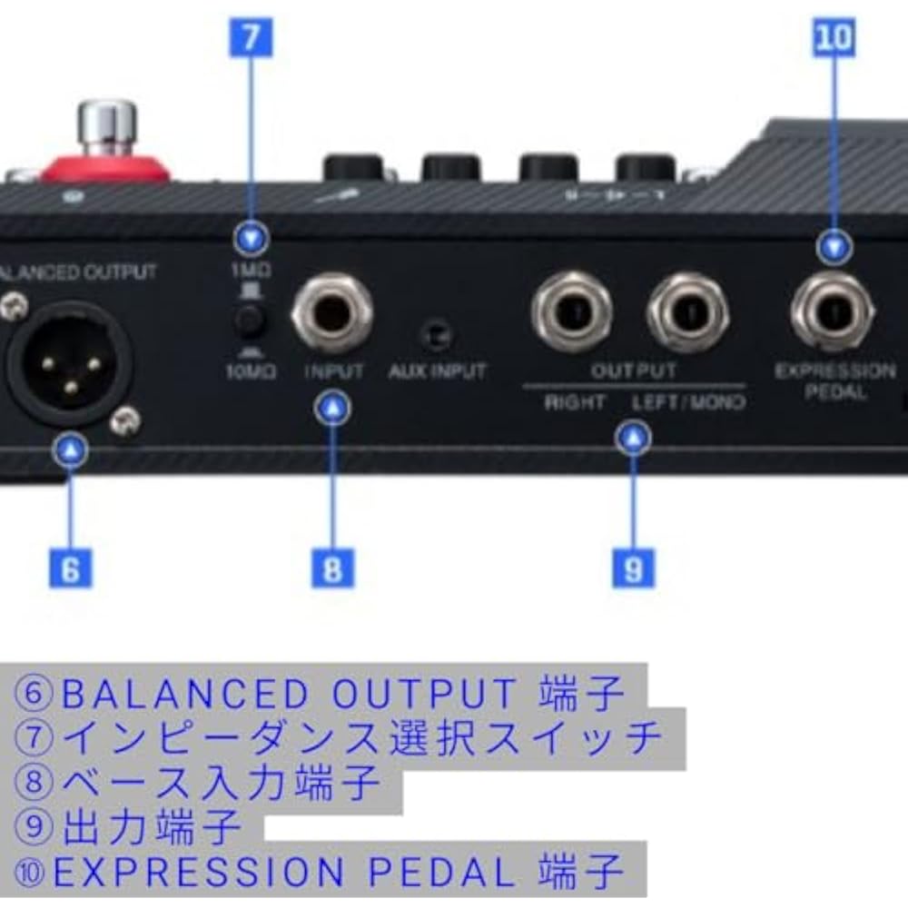 ZOOM Bass Multi Effector B2 FOUR IR Equipped 11 Preamp Model 82 Bass Effect USB Audio Interface B...