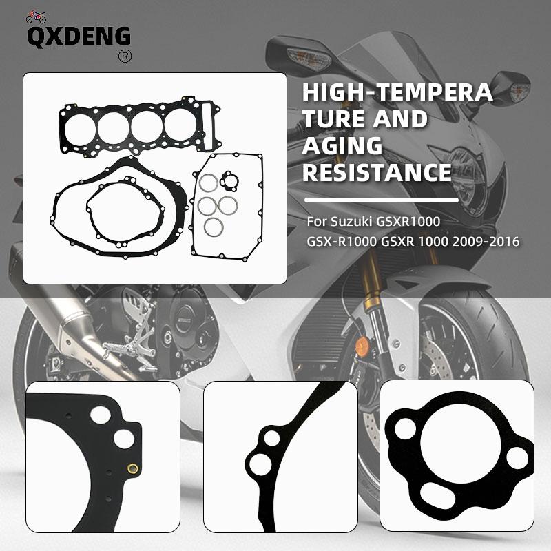 GSXR1000 Motorcycle Engine Cylinder Head Cover Gasket Kit For Suzuki GSX-R1000 GSXR 1000 2009-2016 K9 L1-L6 Engine Seal Gasket
