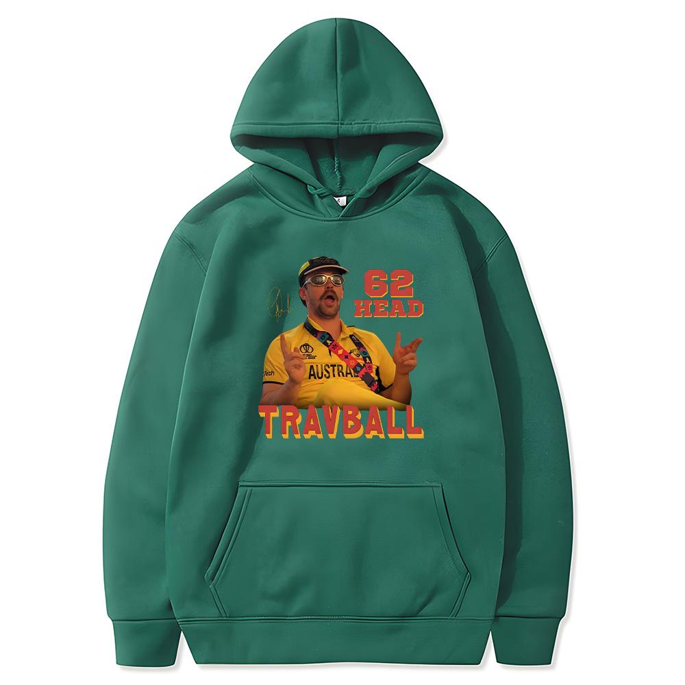Travis Head Travball 62 Signature Hoodies TravBall Merch Sweatshirts Long Sleeve Pullover Fall Fashion Casual Clothes