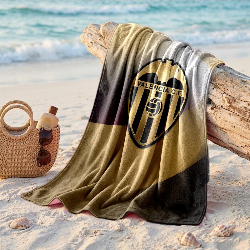 Valencia FC Nadruk Mikrofibra Ręcznik Plażowy Szybkoschnący Chłonny Duży Ręcznik Na Plażę Pływanie Podróż