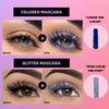 Shimmering Mascara Sparkle Crushed Color Pearlescent Matte Waterproof Volumizing Curling Mascara